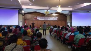 Sosialisasi Transformasi Badan Kredit Desa (BKD) Tahun 2019, di Aula PB Sudirman Pemka Jember, Kamis (29/8/2019).